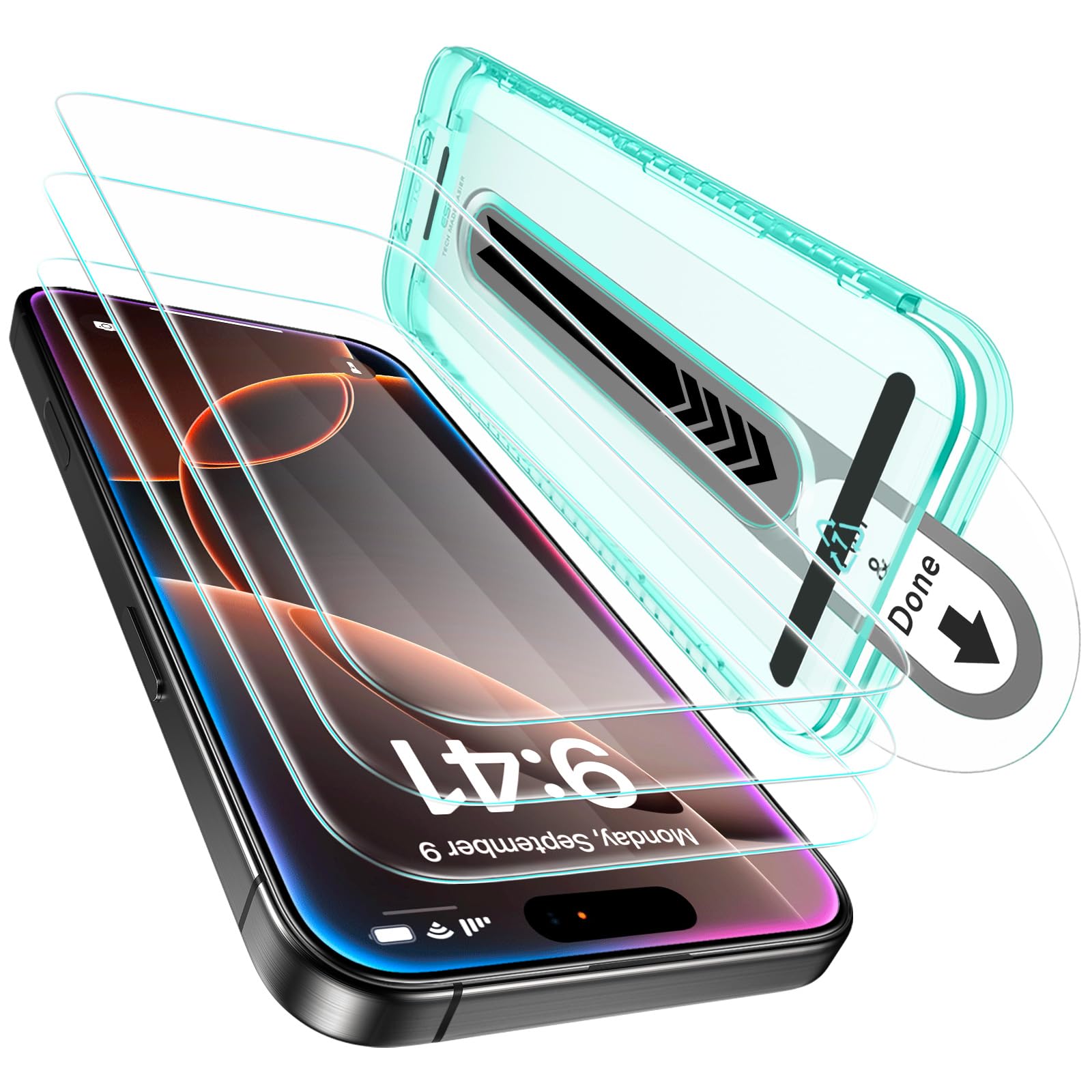 Foto 1 | Protector De Pantalla Esr Para Iphone 16 Pro Max [paquete De 3] - Venta Internacional.