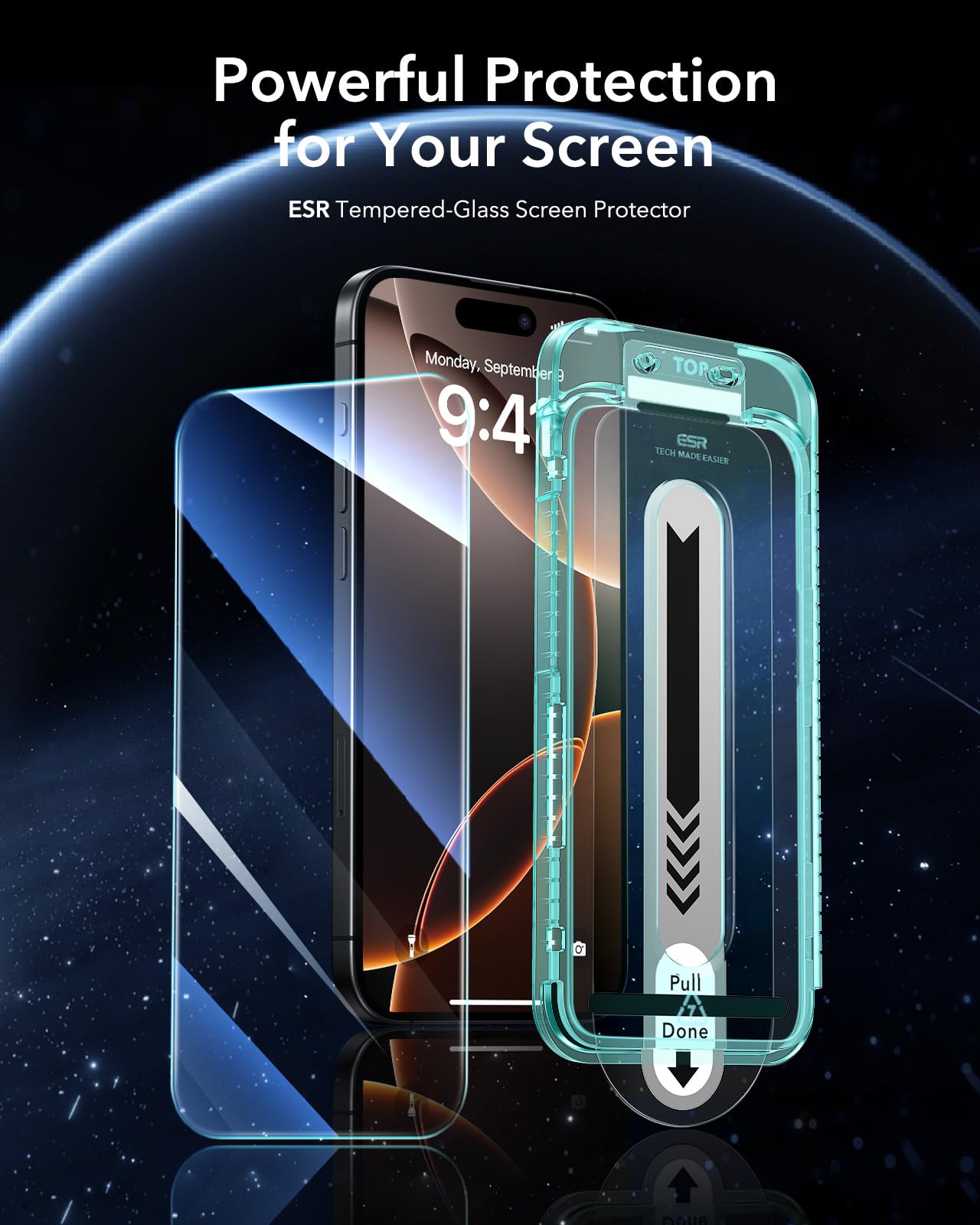 Foto 2 | Protector De Pantalla Esr Para Iphone 16 Pro Max [paquete De 3] - Venta Internacional.