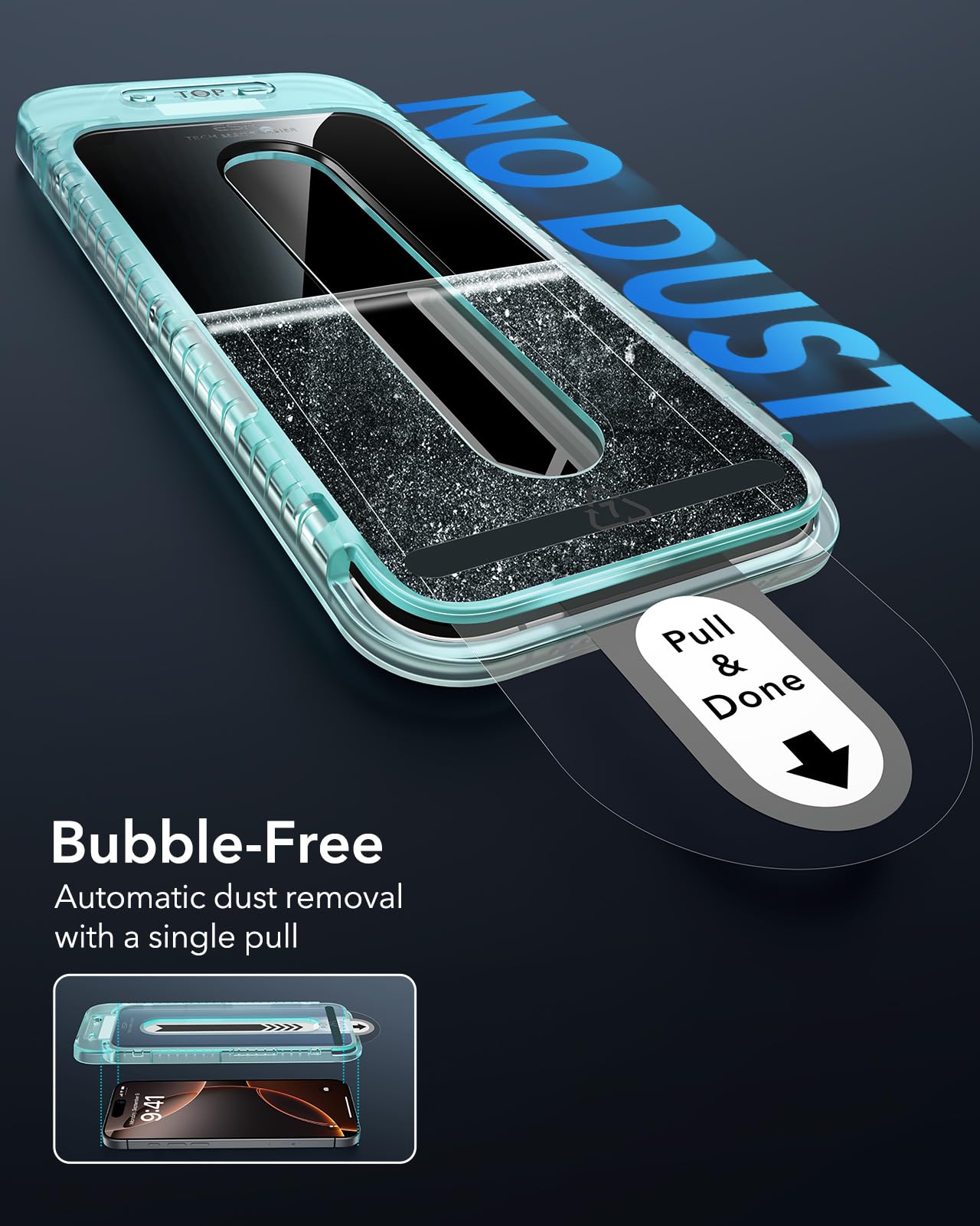 Foto 4 | Protector De Pantalla Esr Para Iphone 16 Pro Max [paquete De 3] - Venta Internacional.