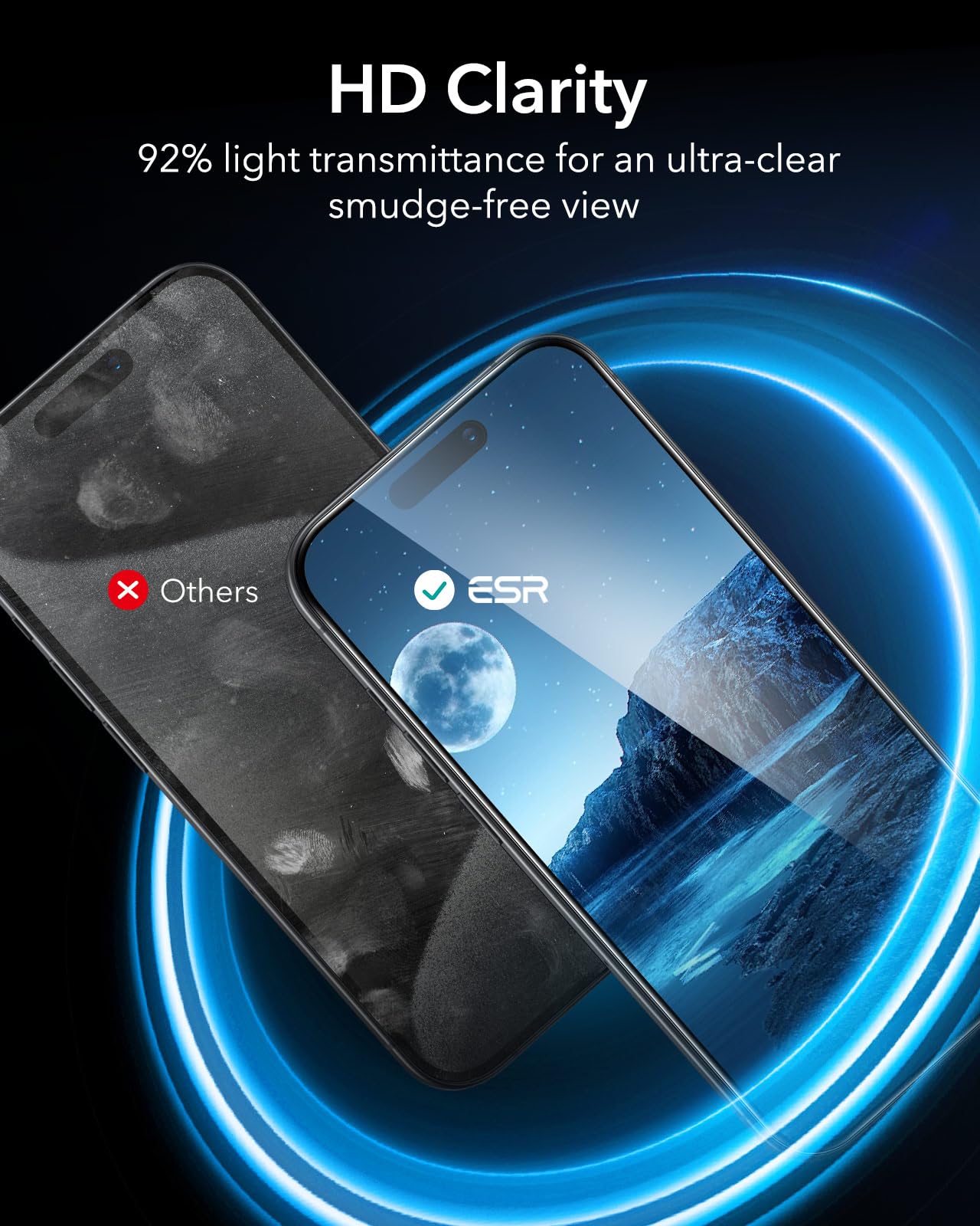 Foto 8 pulgar | Protector De Pantalla Esr Para Iphone 16 Pro Max [paquete De 3] - Venta Internacional.