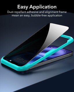 Foto 4 | Protector De Pantalla De Privacidad Esr Para Iphone 16/15, Paquete De 3 - Venta Internacional.