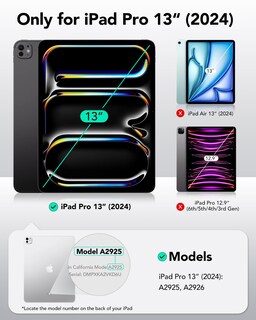Foto 2 | Protector De Pantalla Esr Para Ipad Pro 13 Pulgadas 2024 Paper-feel - Venta Internacional.