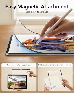 Foto 4 | Protector De Pantalla Esr Para Ipad Pro 13 Pulgadas 2024 Paper-feel - Venta Internacional.