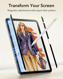 Foto 3 | Protector De Pantalla Esr Paper-feel Magnetic Para Ipad 11/10.9 Pulgadas - Venta Internacional.