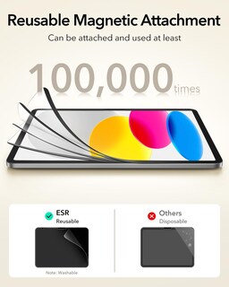 Foto 6 | Protector De Pantalla Esr Paper-feel Magnetic Para Ipad 11/10.9 Pulgadas - Venta Internacional.