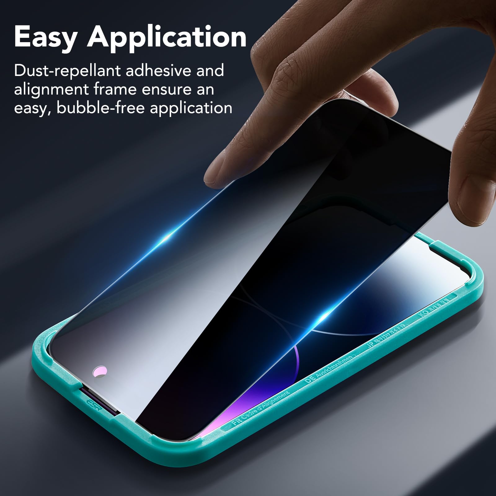 Foto 6 pulgar | Protector De Pantalla De Privacidad Esr Para Iphone 14 Pro (paquete De 3) - Venta Internacional.