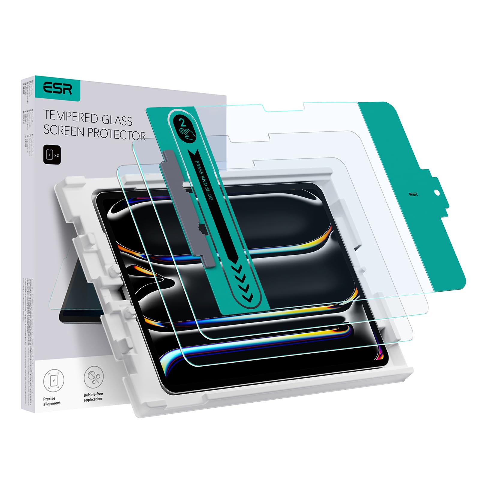 Foto 2 pulgar | Protector De Pantalla Esr Para Ipad Pro 11 Pulgadas M4 2024 (paquete De 2) - Venta Internacional.
