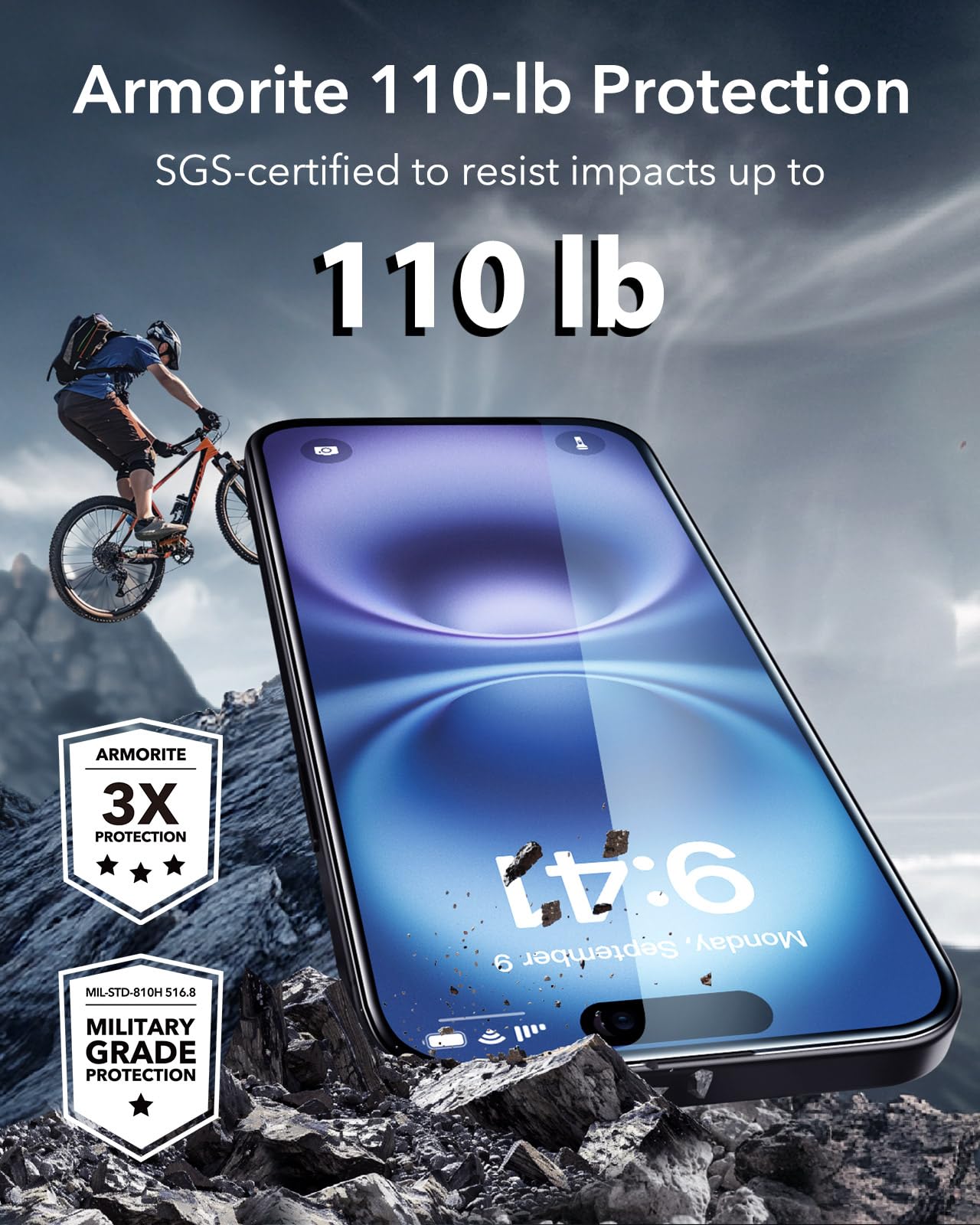 Foto 6 pulgar | Protector De Pantalla Esr De Vidrio 9h+, Paquete De 3 Unidades, Para Iphone 16/15 - Venta Internacional.