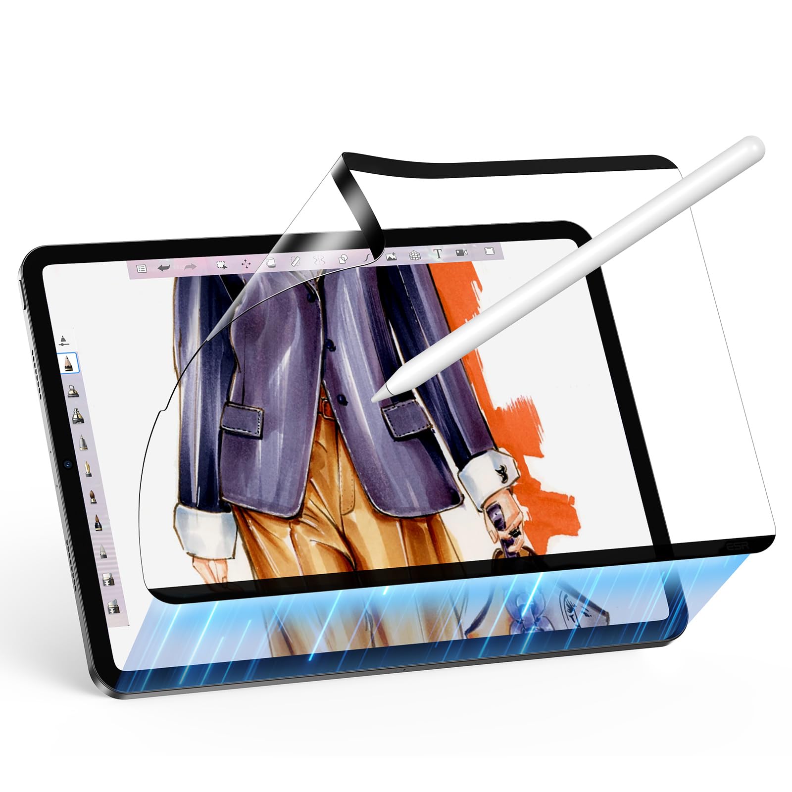 Foto 1 | Protector De Pantalla Esr Paper-feel Magnetic Para Ipad Pro 12,9'' - Venta Internacional.