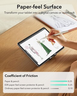 Foto 5 | Protector De Pantalla Esr Paper-feel Magnetic Para Ipad Pro 12,9'' - Venta Internacional.