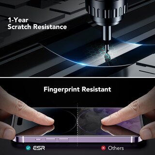 Foto 7 | Protector De Pantalla De Privacidad Esr Para Iphone 14 Pro Max (paquete De 3) - Venta Internacional.