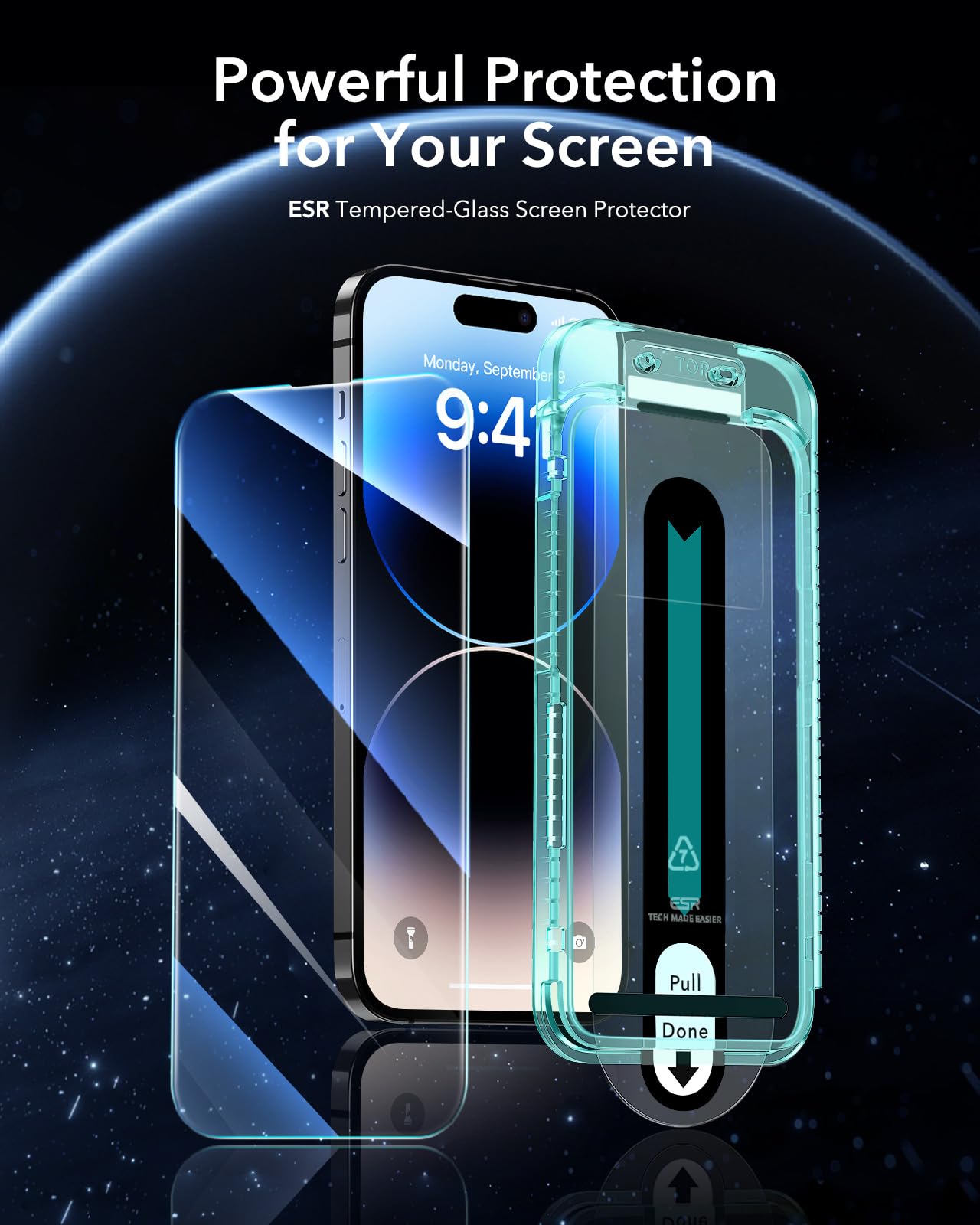 Foto 3 pulgar | Protector De Pantalla Esr Para Iphone 14 Pro Max [paquete De 3] - Venta Internacional.