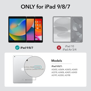 Foto 2 | Protector De Pantalla Esr Para Ipad De 9ª Generación De Vidrio Templado, Paquete De 2 - Venta Internacional.