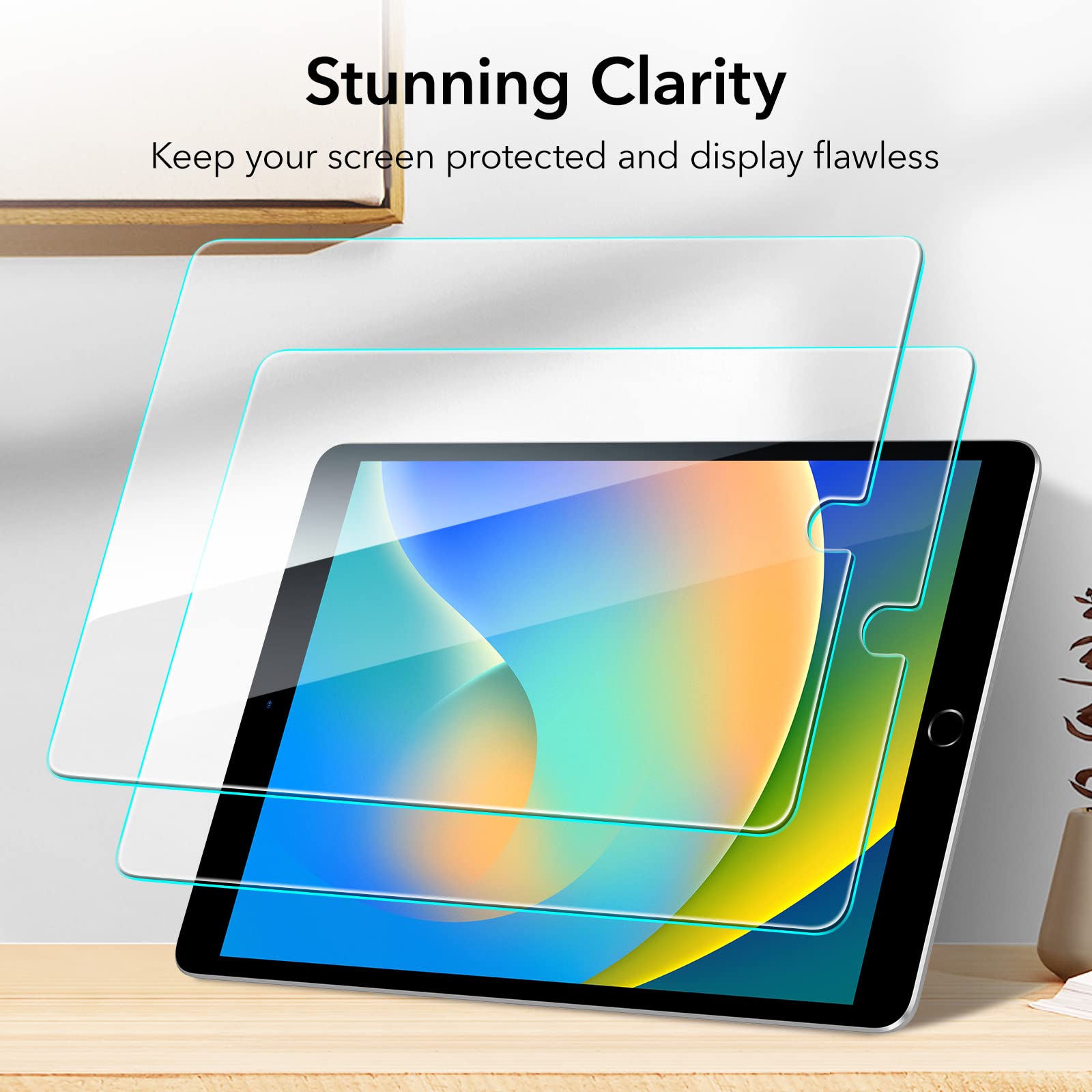 Foto 5 | Protector De Pantalla Esr Para Ipad De 9ª Generación De Vidrio Templado, Paquete De 2 - Venta Internacional.