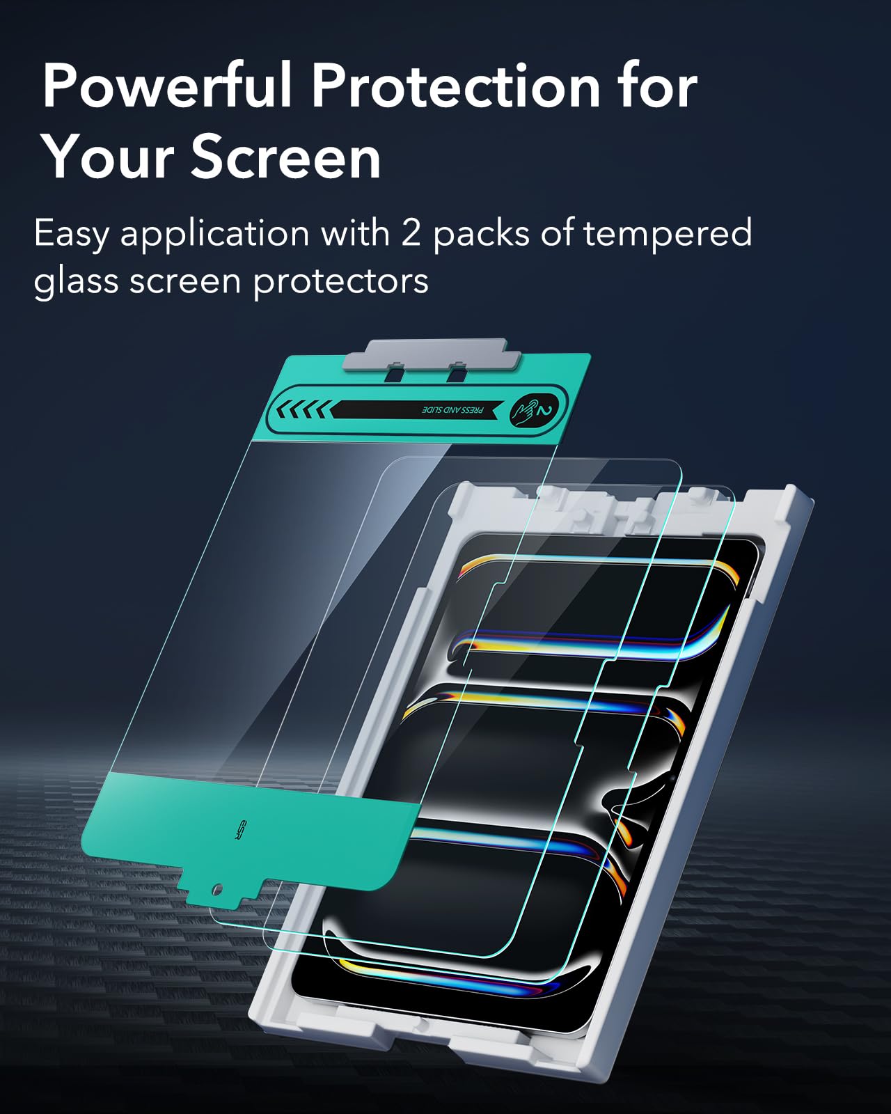 Foto 4 pulgar | Protector De Pantalla Esr Para Ipad Pro 13 Pulgadas M4 2024 (paquete De 2) - Venta Internacional.