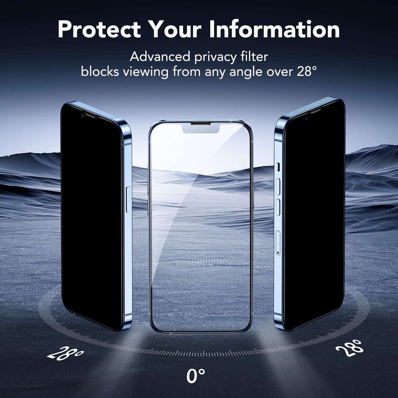 Foto 4 pulgar | Protector De Pantalla De Privacidad Esr Para Iphone 14 Plus/13 Pro Max - Venta Internacional.