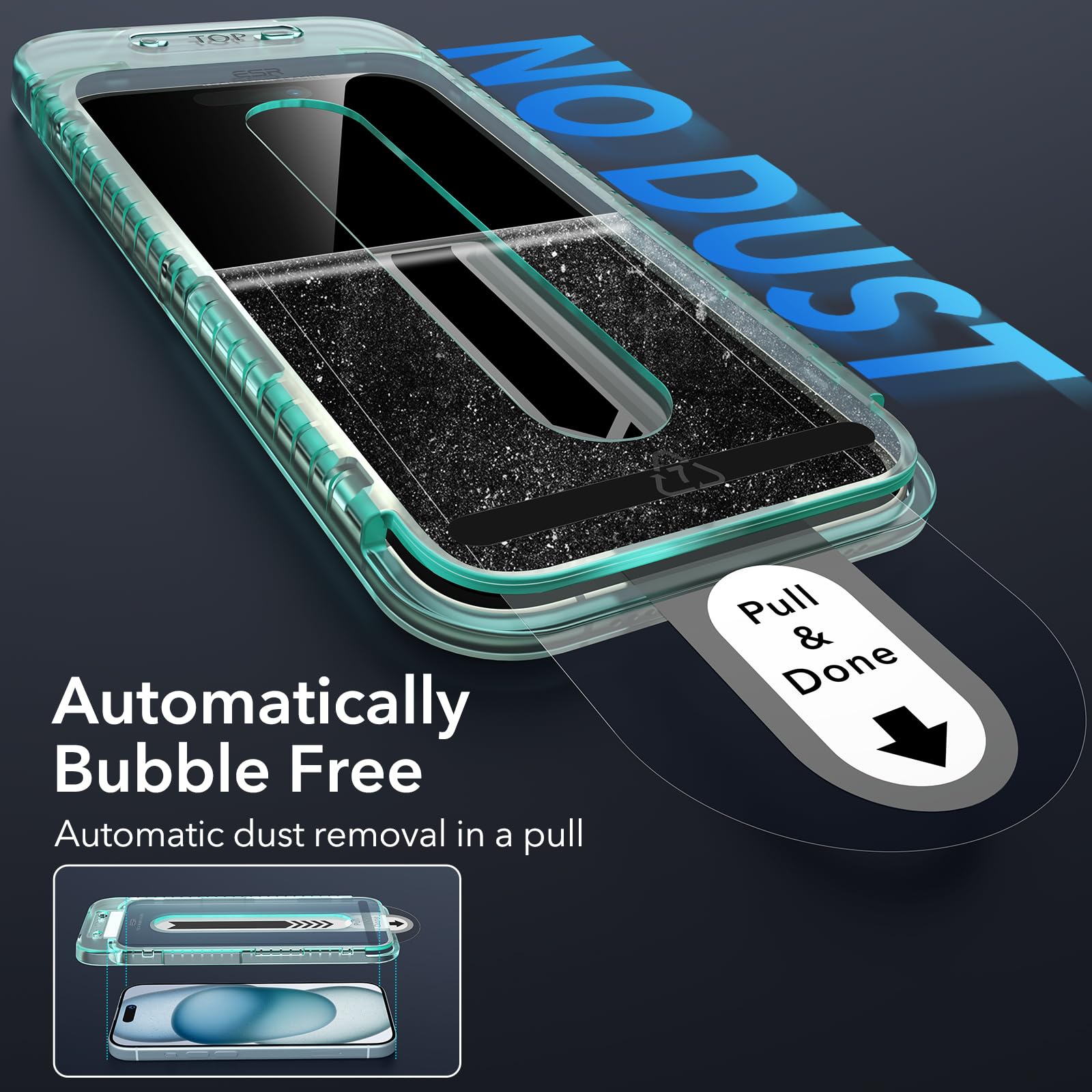 Foto 3 | Protector De Pantalla Esr Para Iphone 15 Plus Con Lente De Cámara 3+2 P - Venta Internacional.