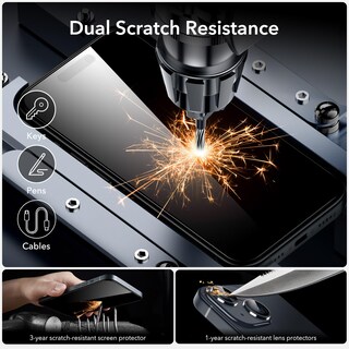 Foto 7 | Protector De Pantalla Esr Para Iphone 15 Plus Con Lente De Cámara 3+2 P - Venta Internacional.