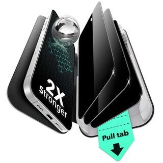 Foto 1 | Protector De Pantalla De Privacidad Esr Para Iphone 16/15 Con Bandeja, Paquete De 3 - Venta Internacional.