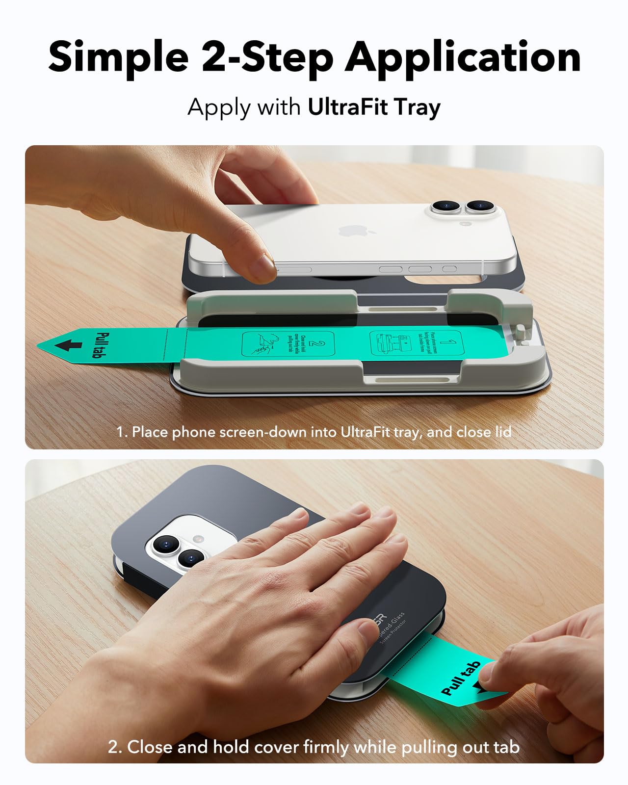 Foto 5 pulgar | Protector De Pantalla De Privacidad Esr Para Iphone 16/15 Con Bandeja, Paquete De 3 - Venta Internacional.