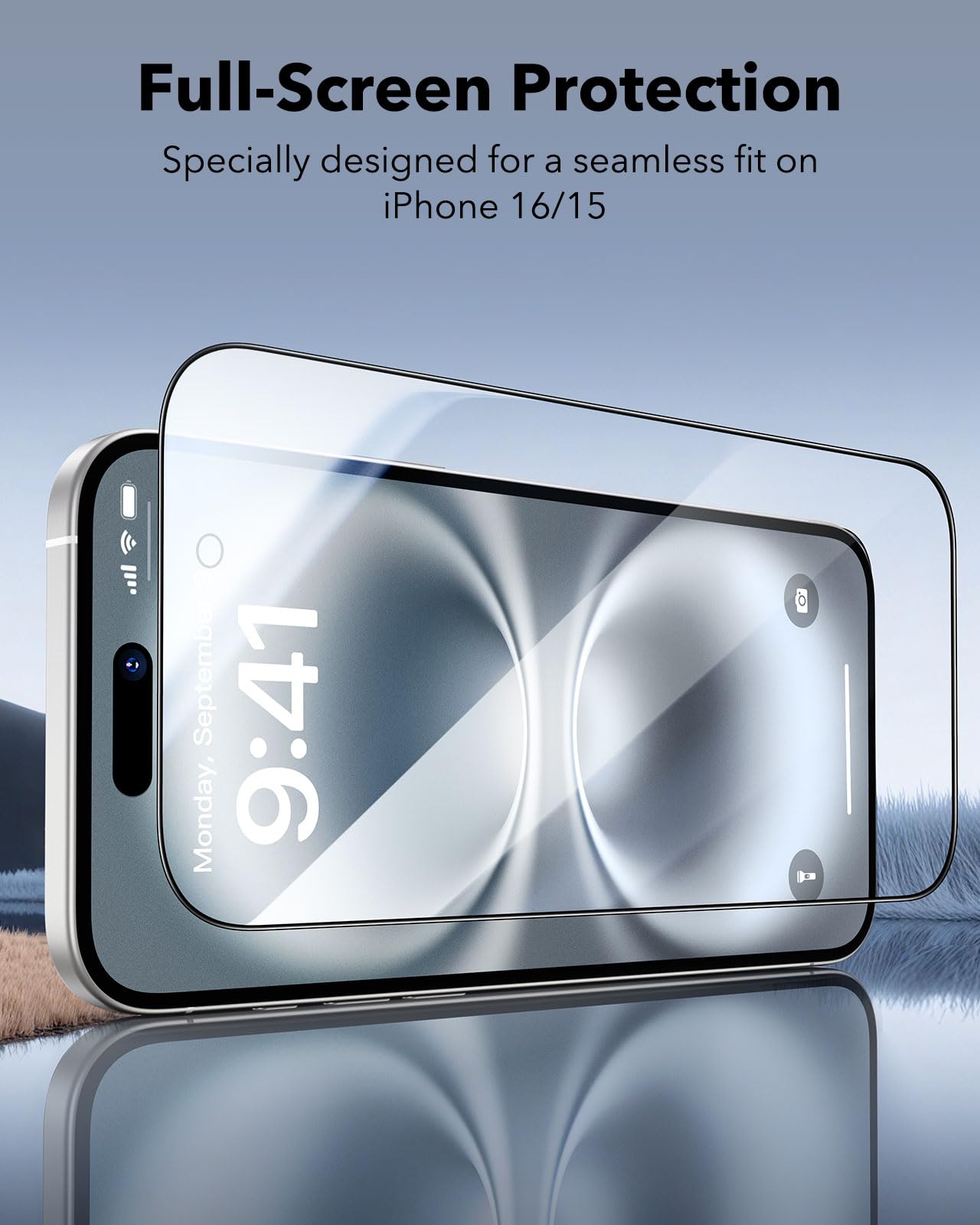 Foto 7 | Protector De Pantalla De Privacidad Esr Para Iphone 16/15 Con Bandeja, Paquete De 3 - Venta Internacional.