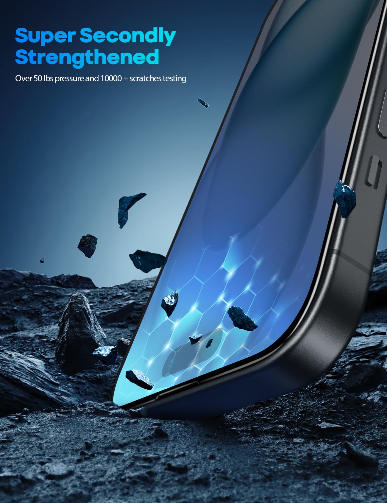 Foto 6 | Protector De Pantalla Lamicall Para Iphone 15 De Vidrio Templado, Paquete De 2 - Venta Internacional.