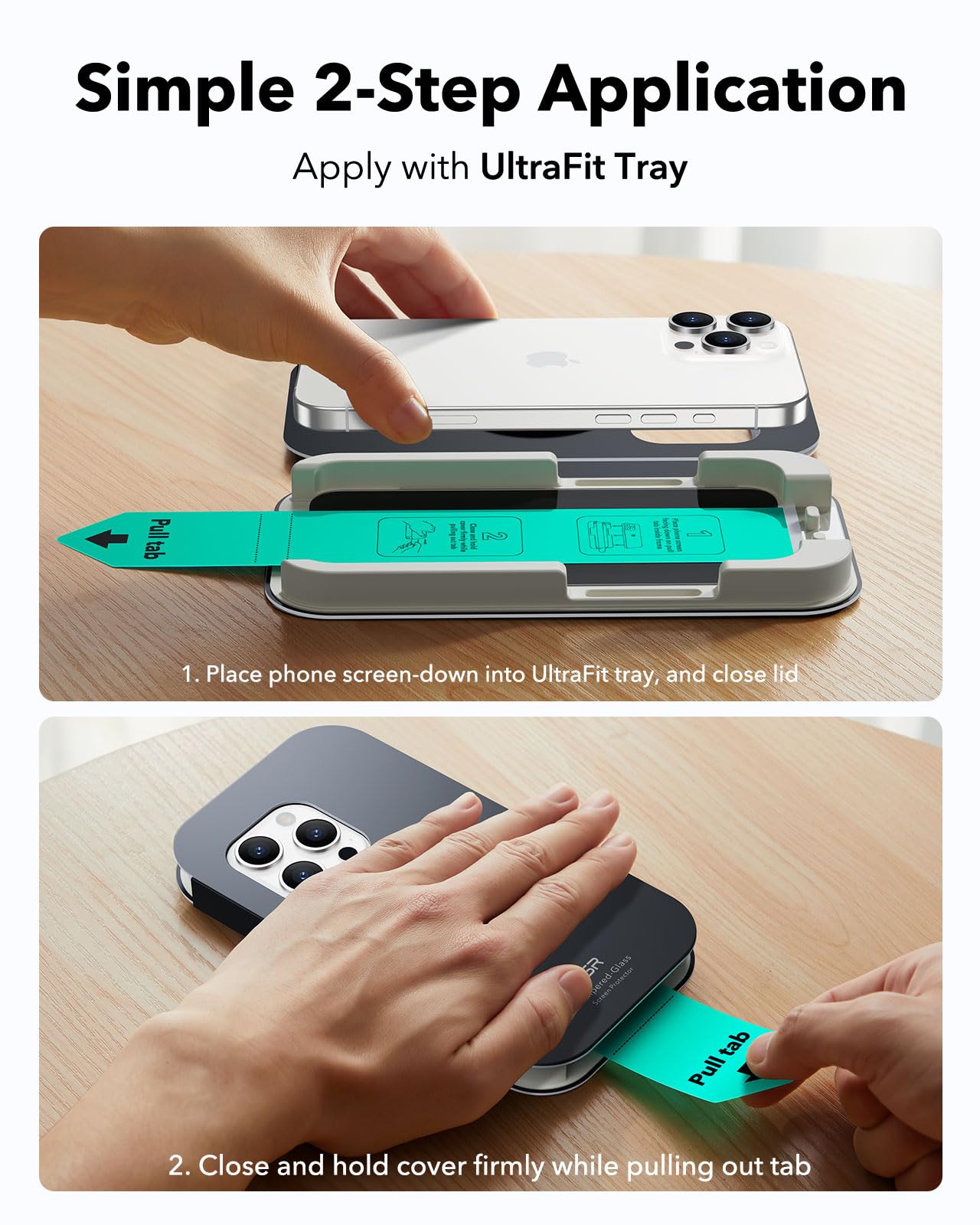 Foto 5 pulgar | Paquete De Protectores De Pantalla Esr 3 Para Iphone 16 Pro Privacy - Venta Internacional.