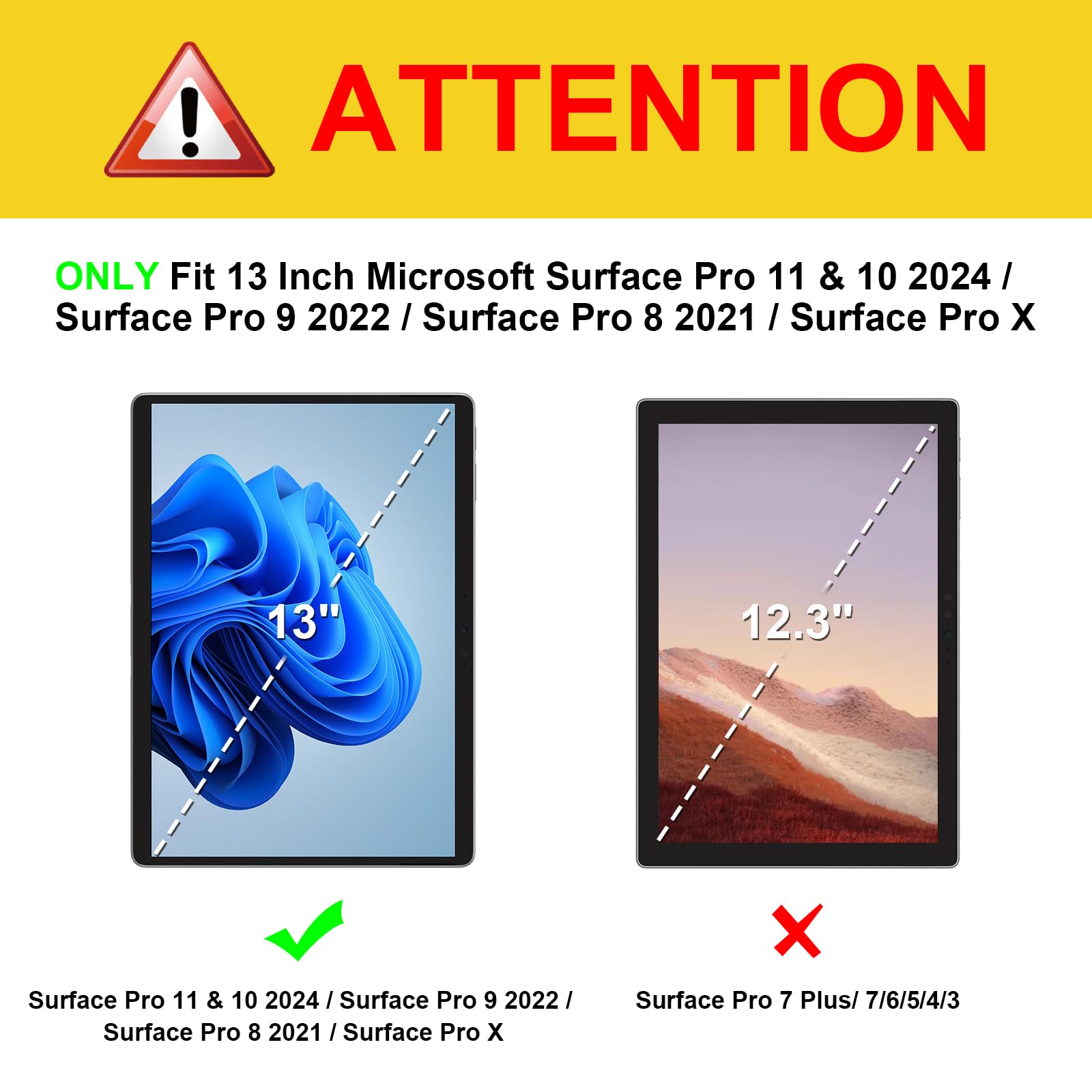 Foto 2 | Protector De Pantalla Fintie Para Microsoft Surface Pro 13'' - Venta Internacional.