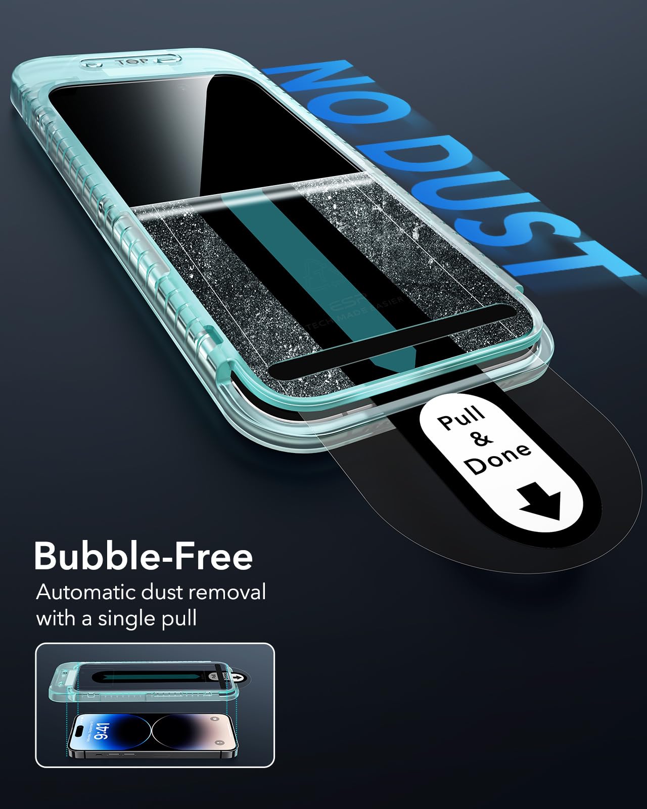 Foto 6 pulgar | Protector De Pantalla De Privacidad Esr Para Iphone 14 Pro (paquete De 3) - Venta Internacional.