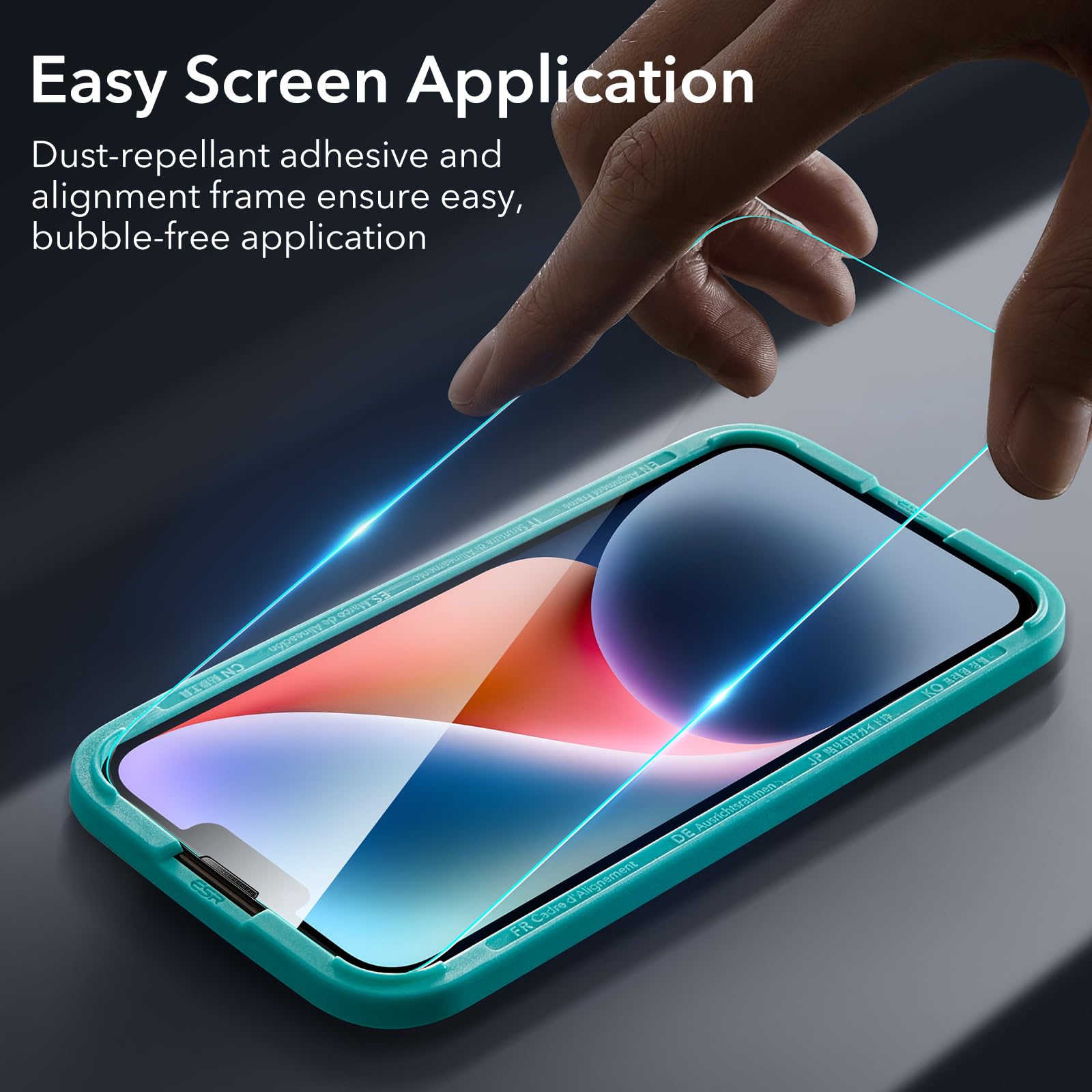 Foto 7 | Set De Protectores De Pantalla Esr Para Iphone 14 Con Vidrio Templado 3 - Venta Internacional.
