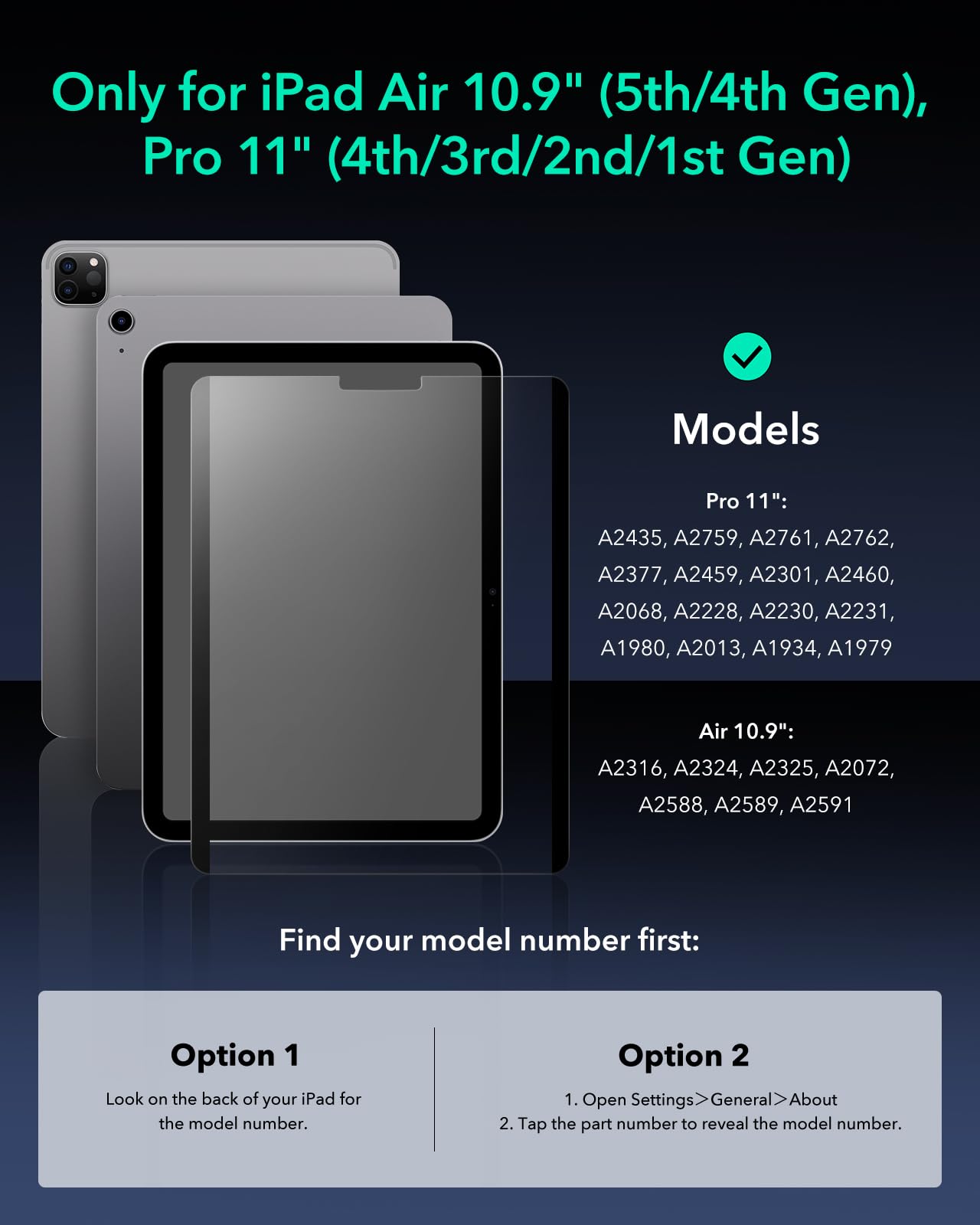 Foto 3 pulgar | Protector De Pantalla Esr Paper-feel Magnetic Para Ipad Air 5/4 10.9 Pulgadas - Venta Internacional.