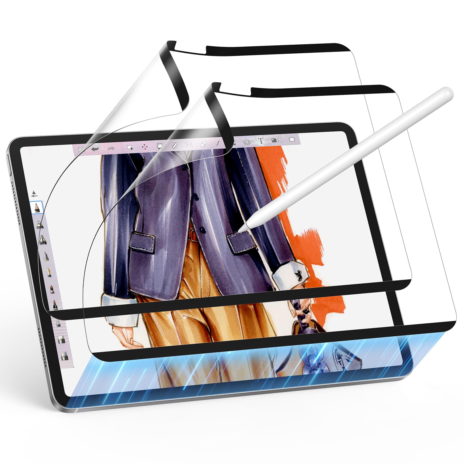 Foto 2 pulgar | Protector De Pantalla Esr M4 Paper-feel Para Ipad Pro 11'' 2024, Paquete De 2 - Venta Internacional.