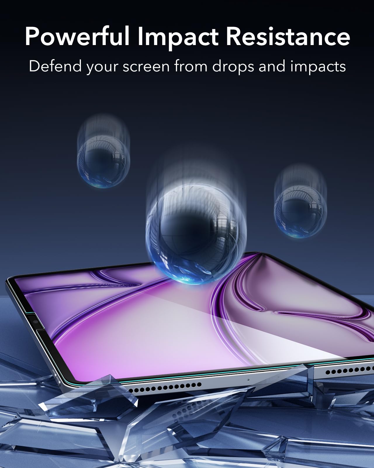 Foto 7 pulgar | Protector De Pantalla Esr Para Ipad Air 13 M3/m2 Con Easy Tray, Paquete De 2 - Venta Internacional.