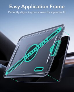 Foto 3 | Protector De Pantalla De Vidrio Templado Esr Para Tesla Model Y/3 De 15 Pulgadas - Venta Internacional.