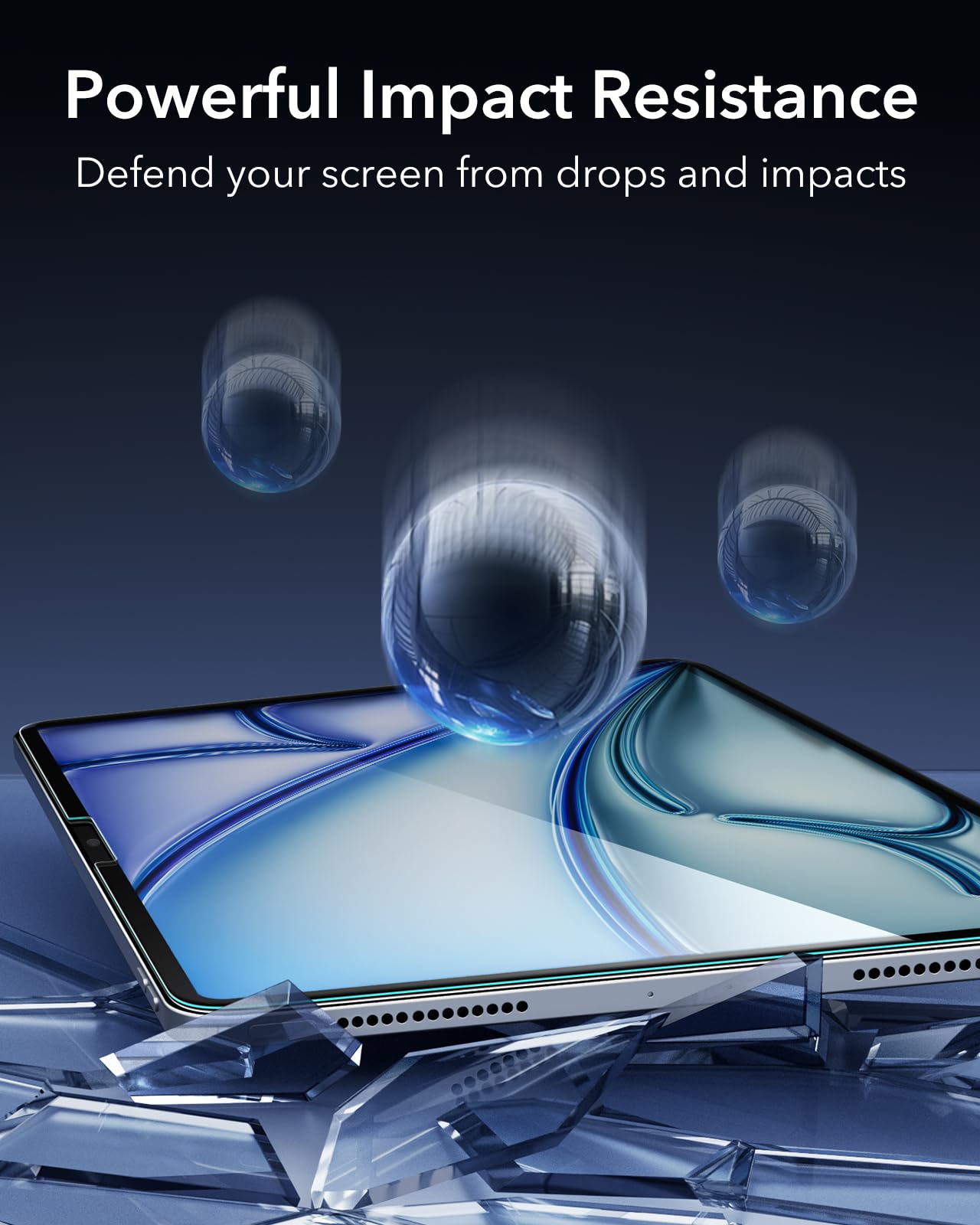 Foto 6 | Protector De Pantalla Esr Para Ipad Air 11 M3/m2 Con Easy Tray, Paquete De 2 - Venta Internacional.