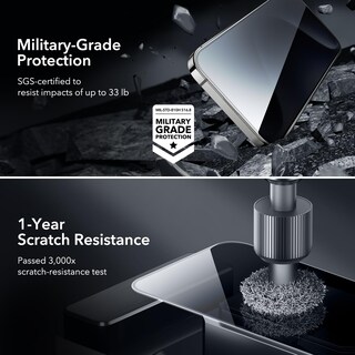Foto 5 | Set De Protectores De Pantalla De Privacidad Esr Para Iphone 15 Pro 3+1, Paquete - Venta Internacional.