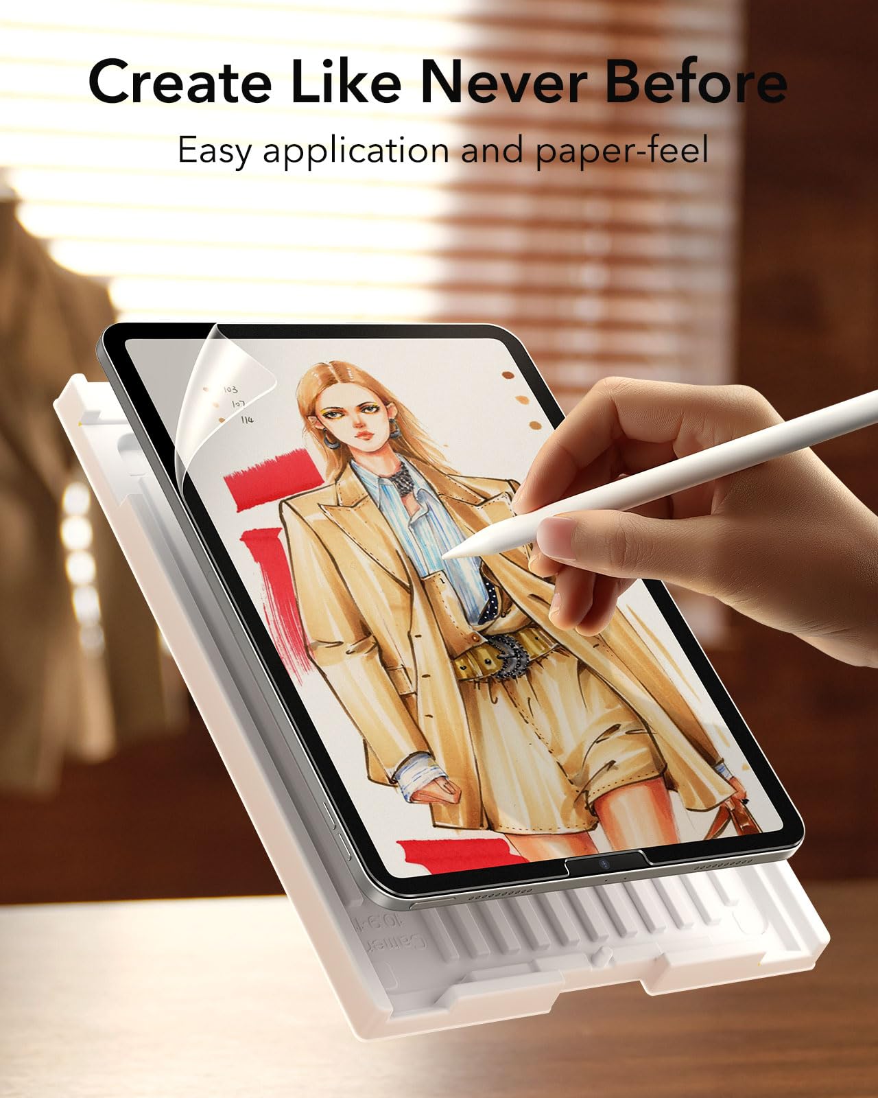 Foto 4 pulgar | Protector De Pantalla Esr Paper-feel Para Ipad Air 5/air 4/pro 11 - Venta Internacional.