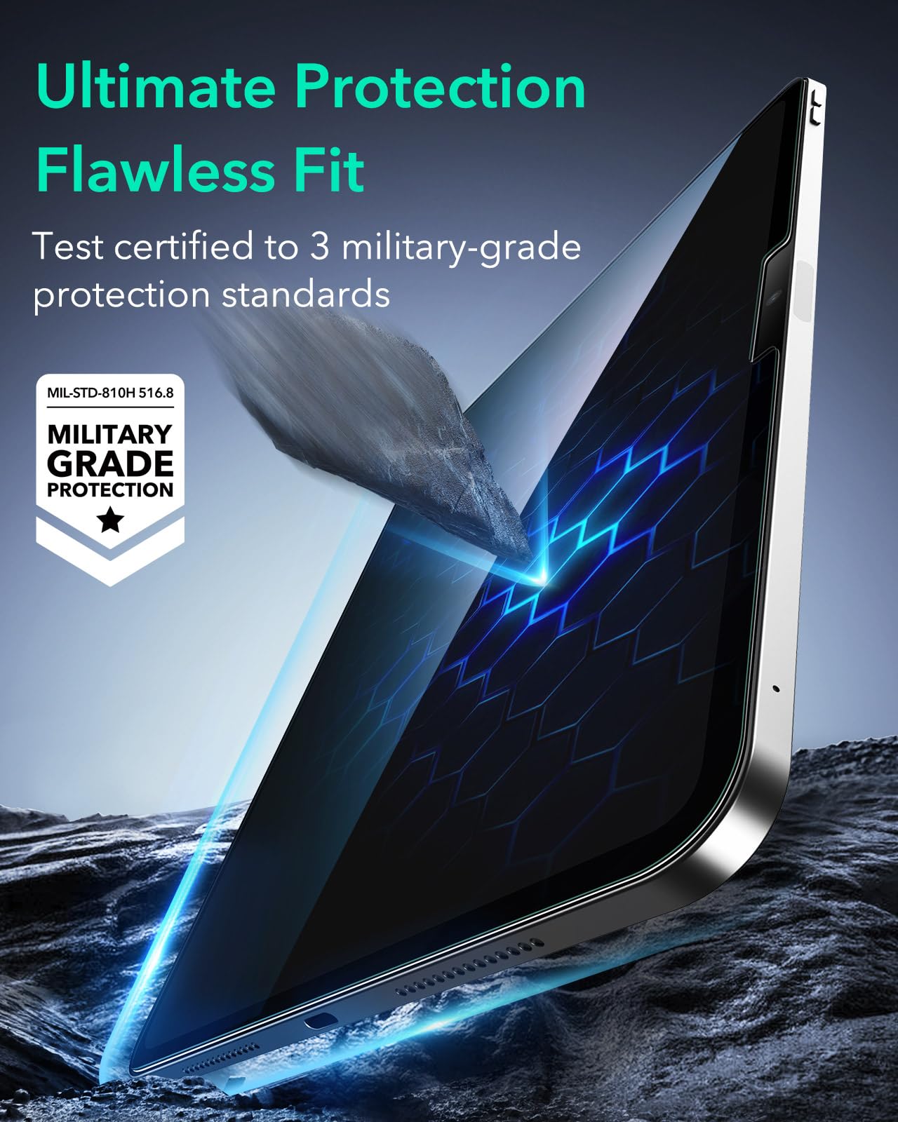 Foto 4 pulgar | Protector De Pantalla Esr Armorite Para Ipad Air 13 M3/m2 9h, Paquete De 2 - Venta Internacional.