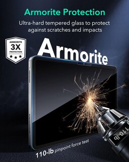 Foto 4 | Protector De Pantalla Esr Armorite Para Ipad Air 13 M3/m2 9h, Paquete De 2 - Venta Internacional.