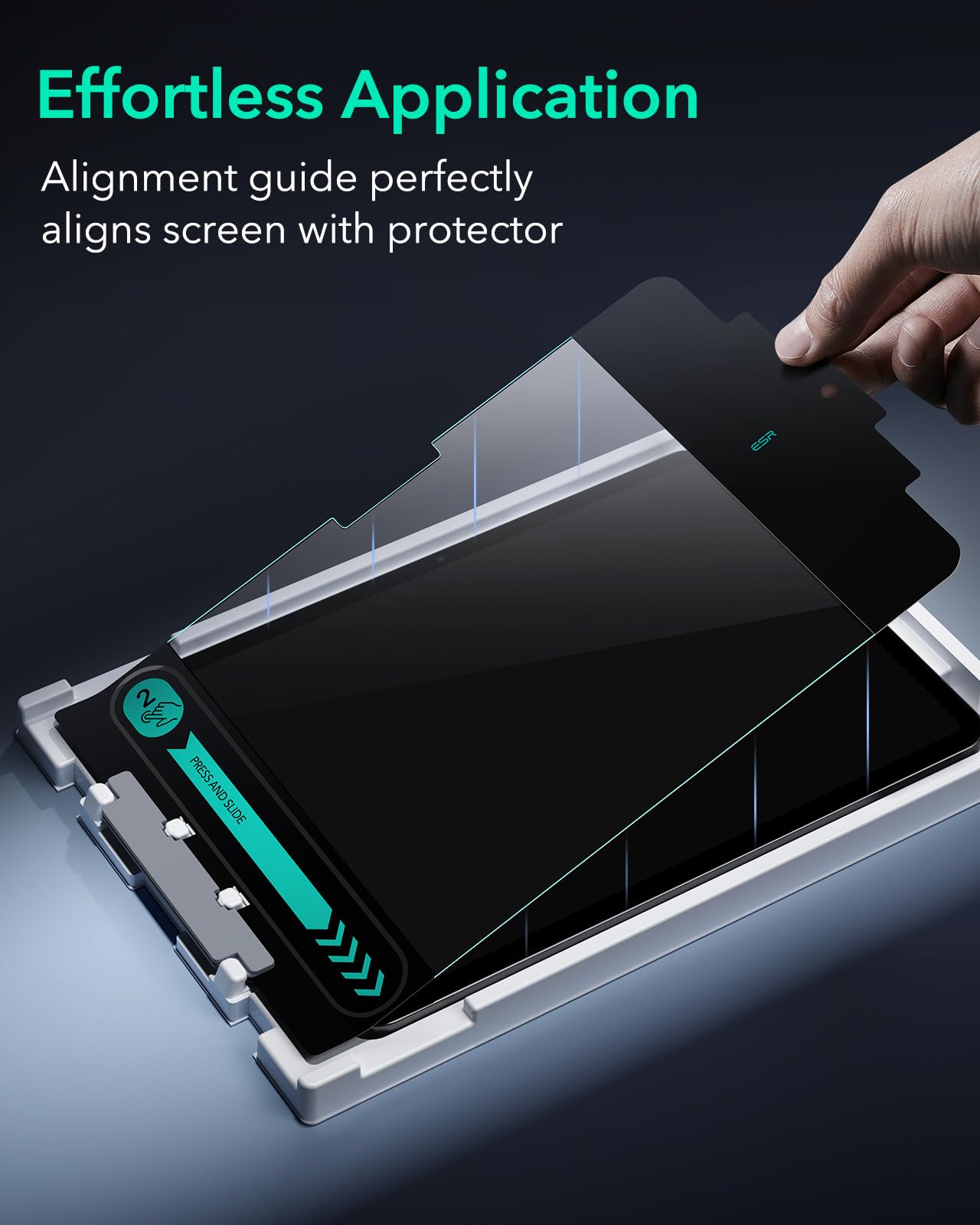 Foto 6 pulgar | Protector De Pantalla Esr Armorite Para Ipad Air 13 M3/m2 9h, Paquete De 2 - Venta Internacional.