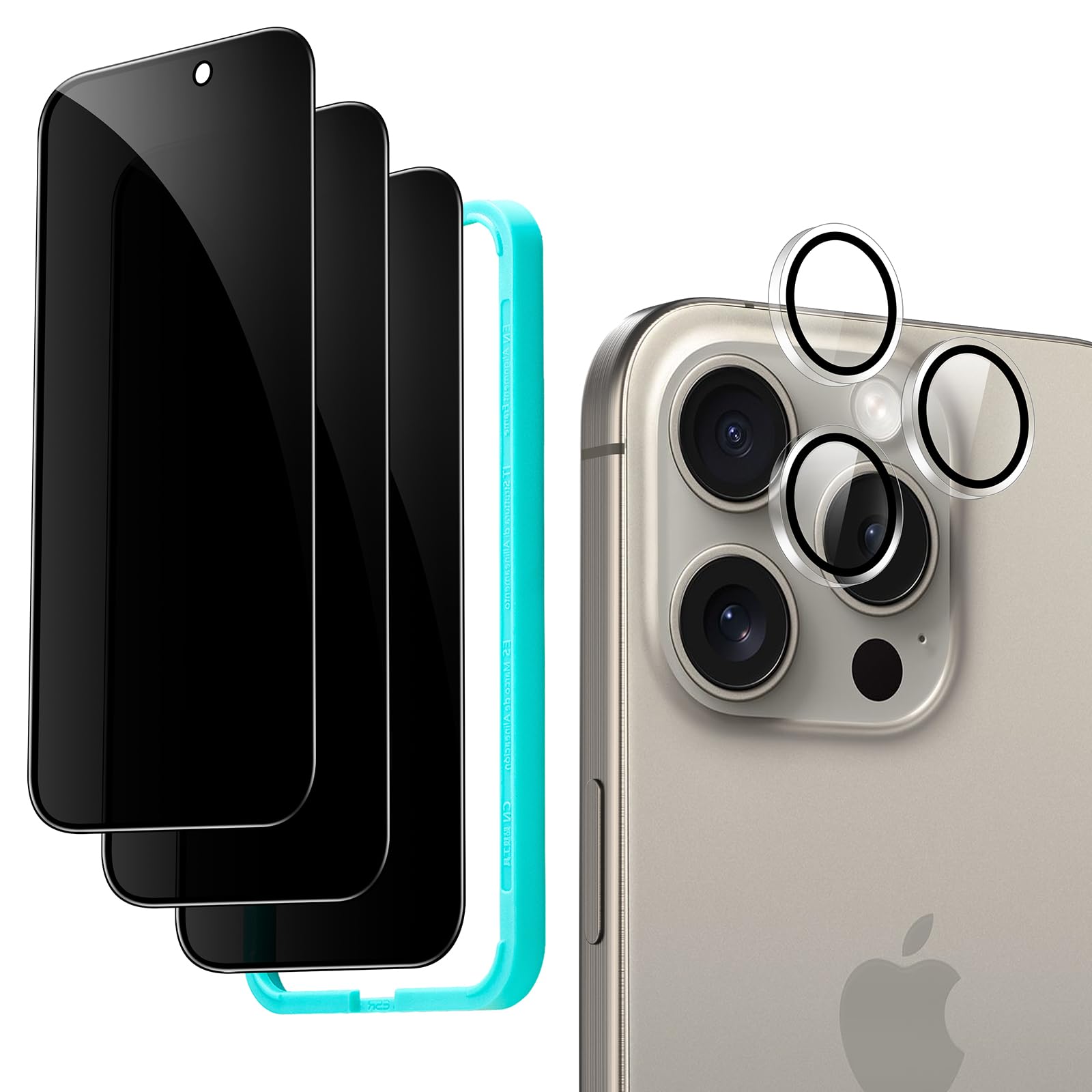 Foto 1 | Set De Protectores De Pantalla De Privacidad Esr Para Iphone 15 Pro Max - Venta Internacional.