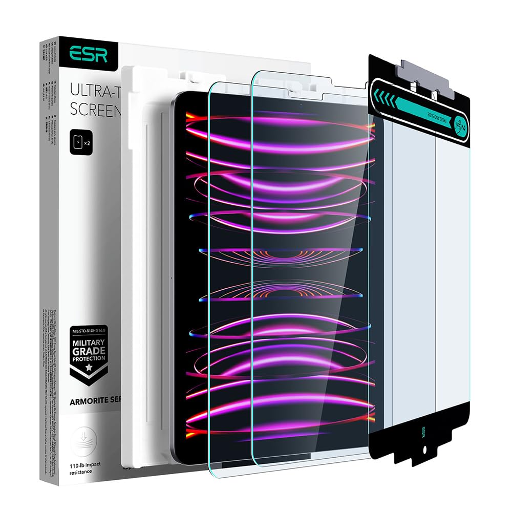 Foto 2 pulgar | Protector De Pantalla Esr Para Ipad Pro 12.9 (2022/2021/2020/2018) X2 - Venta Internacional.