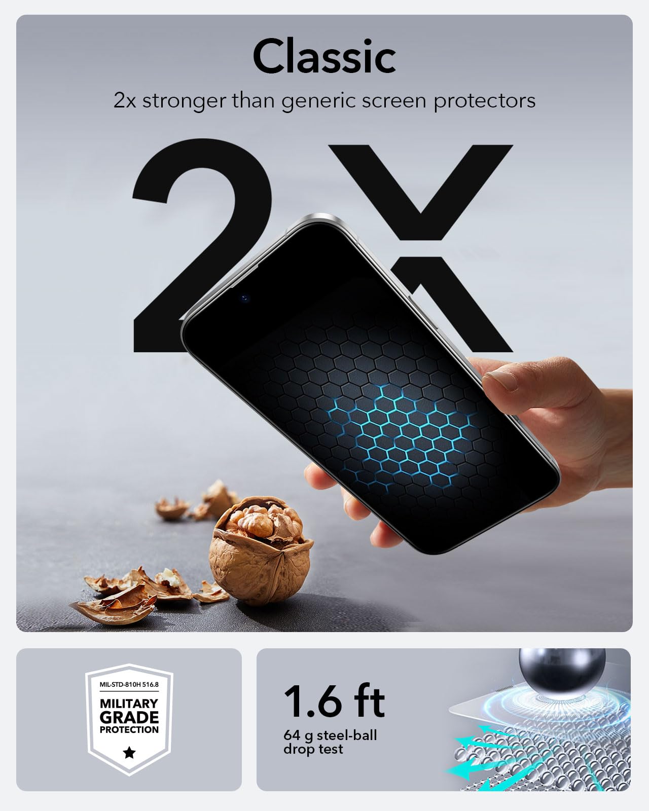 Foto 6 pulgar | Protector De Pantalla Esr Para Iphone 14 Plus/iphone 13 Pro Max - Venta Internacional.