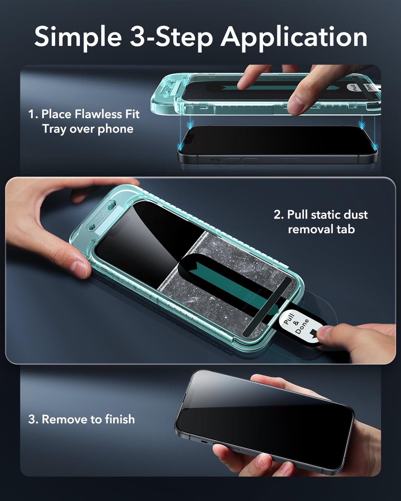Foto 4 | Protector De Pantalla De Privacidad Esr Para Iphone 13 Pro Max/14 Plus - Venta Internacional.