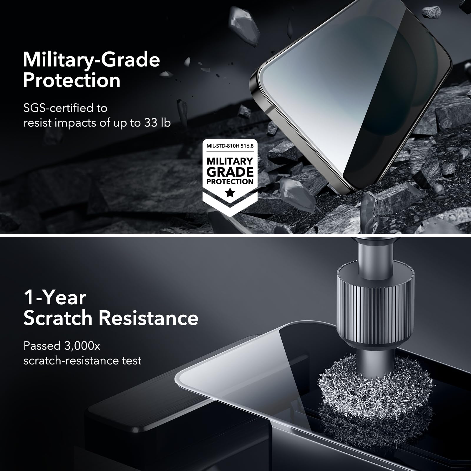 Foto 5 | Set De Protectores De Pantalla De Privacidad Esr Para Iphone 15 Plus 3+1, Paquete - Venta Internacional.