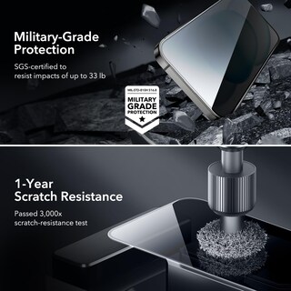 Foto 5 | Set De Protectores De Pantalla De Privacidad Esr Para Iphone 15 Plus 3+1, Paquete - Venta Internacional.