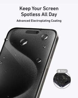 Foto 5 | Protector De Pantalla Anker Privacy Hd De Cristal Templado Para Iphone 15 Pro - Venta Internacional.