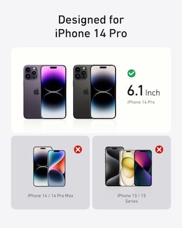 Foto 7 | Protector De Pantalla Anker Para Iphone 14 Pro De Vidrio Templado, Paquete De 2 - Venta Internacional.