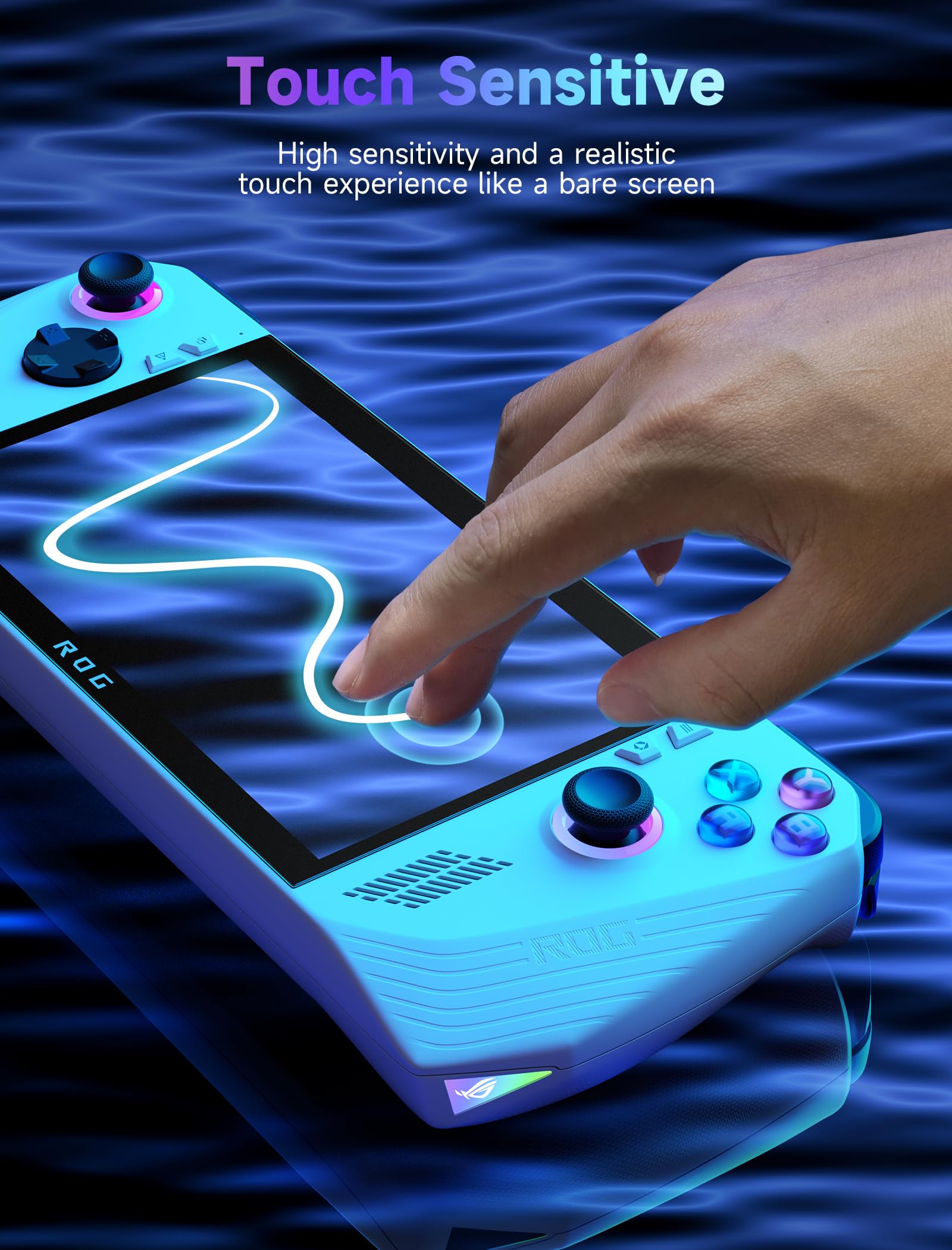Foto 8 pulgar | Protector de Pantalla Jsaux Rog Ally de 7"Antideslumbrante 2 Piezas- Venta Internacional