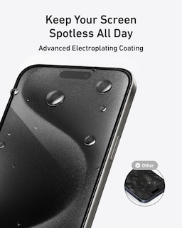 Foto 5 | Protector De Pantalla Anker 9h+ Glass Para Iphone 15 (paquete De 2) - Venta Internacional.